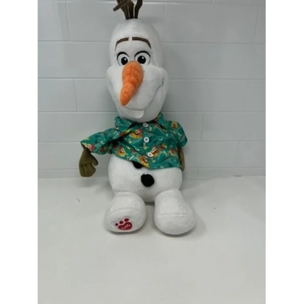 Build-A-Bear Disney Frozen Olaf Plush Snowman with Hawaiian Shirt Stuffed Animal